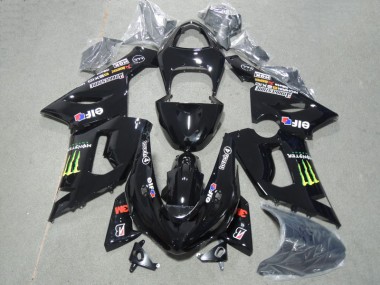 3M Touch4 Monster Noir Carénage Kawasaki ZX6R 2005-2006