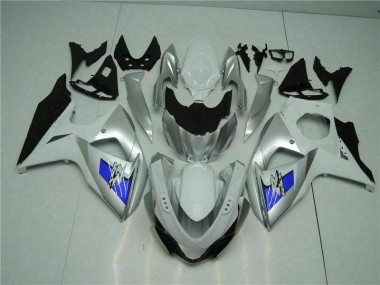 Argent Blanc Carénage Suzuki GSXR 1000 K9 2009-2016