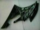 Argent Flamme Noir Carénage Yamaha R6 2006-2007 Argent Flamme Noir Carénage Yamaha R6 2006-2007