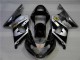 Argent Noir Carénage Suzuki GSXR 1000 K1 2000-2002 Argent Noir Carénage Suzuki GSXR 1000 K1 2000-2002