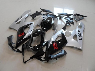 Argent Noir Carénage Suzuki GSXR 1000 K5 2005-2006
