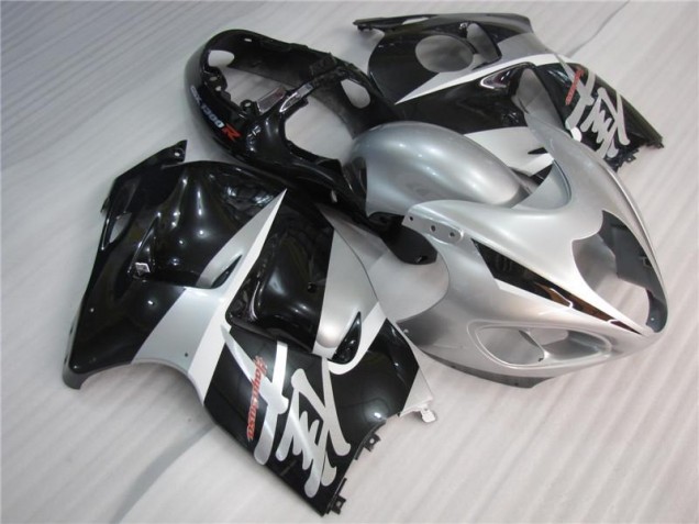 Argent Noir Carénage Suzuki GSXR 1300 Hayabusa 1996-2007 Argent Noir Carénage Suzuki GSXR 1300 Hayabusa 1996-2007