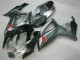 Argent Noir Carénage Suzuki GSXR 600 / 750 K6 2006-2007 Argent Noir Carénage Suzuki GSXR 600 / 750 K6 2006-2007