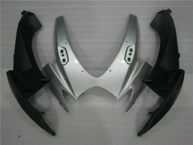 Argent Noir Carénage Suzuki GSXR 600 / 750 K6 2006-2007 Argent Noir Carénage Suzuki GSXR 600 / 750 K6 2006-2007