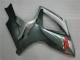 Argent Noir Carénage Suzuki GSXR 600 / 750 K6 2006-2007 Argent Noir Carénage Suzuki GSXR 600 / 750 K6 2006-2007