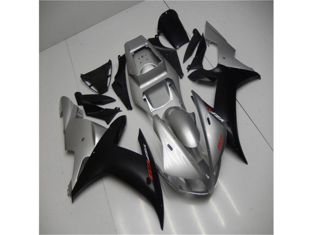 Argent Noir Carénage Yamaha R1 2002-2003 Argent Noir Carénage Yamaha R1 2002-2003