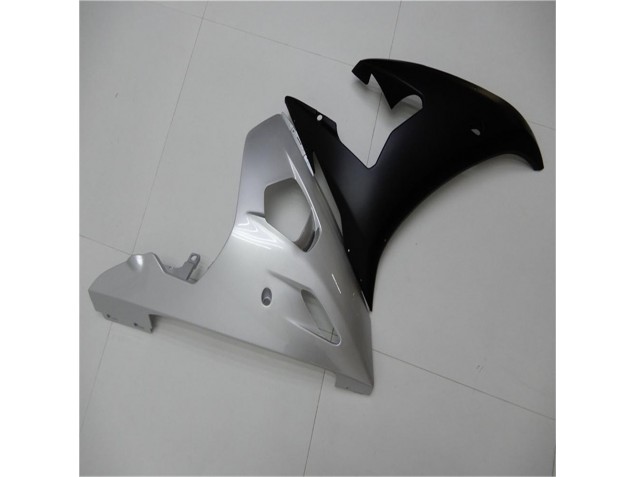 Argent Noir Carénage Yamaha R6 2003-2005 Argent Noir Carénage Yamaha R6 2003-2005