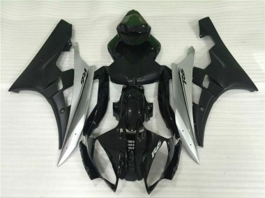 Argent Noir Carénage Yamaha R6 2006-2007