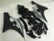 Argent Noir Carénage Yamaha R6 2006-2007 Argent Noir Carénage Yamaha R6 2006-2007