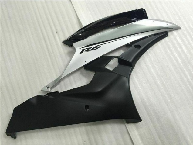 Argent Noir Carénage Yamaha R6 2006-2007 Argent Noir Carénage Yamaha R6 2006-2007