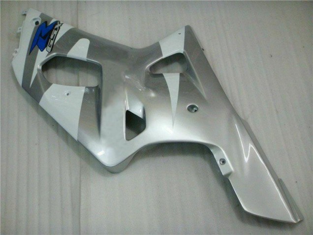 Argent Noir Carénages Suzuki GSXR 600 / 750 K1 K2 K3 2001-2003 Argent Noir Carénages Suzuki GSXR 600 / 750 K1 K2 K3 2001-2003