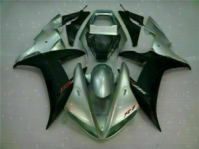 Argent Noir Carénages Yamaha R1 2002-2003