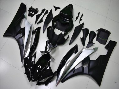 Argent Noir Kit Carénages Complet Yamaha R6 2006-2007