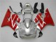 Argent Rouge Carénage Honda CBR 600 F4i 2001-2003 Argent Rouge Carénage Honda CBR 600 F4i 2001-2003
