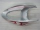 Argent Rouge Flamme Carénage Kawasaki ZX6R 2005-2006 Argent Rouge Flamme Carénage Kawasaki ZX6R 2005-2006