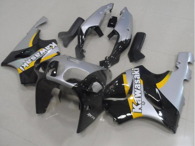 Argent et Noir Carénage Kawasaki ZX7R 1996-2003 Argent et Noir Carénage Kawasaki ZX7R 1996-2003