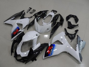 Blanc Argent Carénage Suzuki GSXR 1000 K9 2009-2016