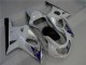 Blanc Argent Carénage Suzuki GSXR 600 / 750 K1 K2 K3 2001-2003 Blanc Argent Carénage Suzuki GSXR 600 / 750 K1 K2 K3 2001-2003