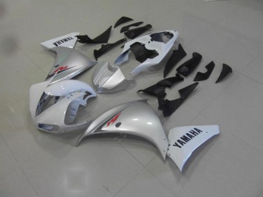 Blanc Argent Carénage Yamaha R1 2009-2011