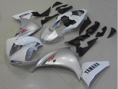 Blanc Argent Carénage Yamaha R1 2012-2014