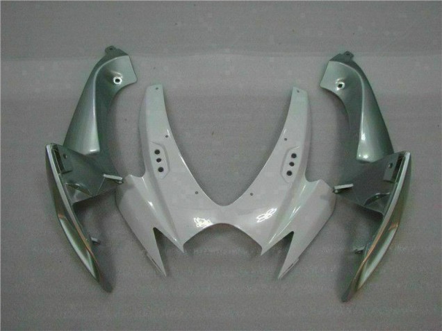 Blanc Argent Carrosserie Suzuki GSXR 600 / 750 K6 2006-2007 Blanc Argent Carrosserie Suzuki GSXR 600 / 750 K6 2006-2007