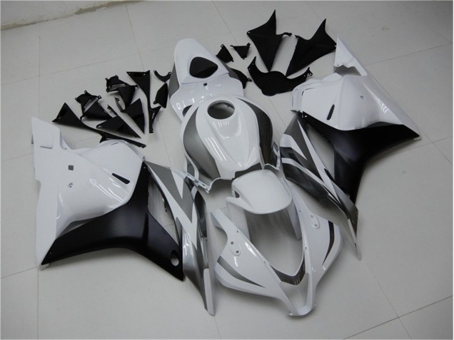 Blanc Argent Noir Carénage Honda CBR 600 RR 2009-2012 Blanc Argent Noir Carénage Honda CBR 600 RR 2009-2012