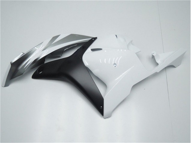 Blanc Argent Noir Carénage Honda CBR 600 RR 2009-2012 Blanc Argent Noir Carénage Honda CBR 600 RR 2009-2012
