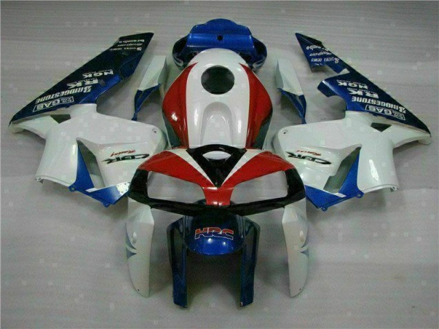 Blanc Bleu Carénage Honda CBR 600 RR 2005-2006 Blanc Bleu Carénage Honda CBR 600 RR 2005-2006