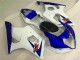 Blanc Bleu Carénage Suzuki GSXR 1000 K3 2003-2004 Blanc Bleu Carénage Suzuki GSXR 1000 K3 2003-2004