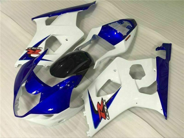 Blanc Bleu Carénage Suzuki GSXR 1000 K3 2003-2004 Blanc Bleu Carénage Suzuki GSXR 1000 K3 2003-2004