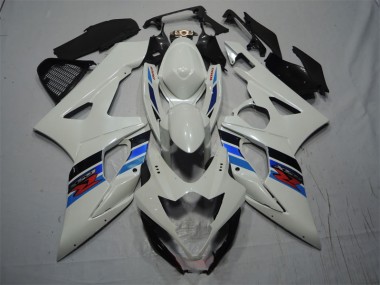 Blanc Bleu Carénage Suzuki GSXR 1000 K5 2005-2006