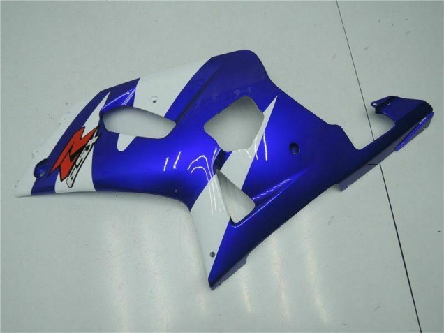 Blanc Bleu Carénage Suzuki GSXR 600 / 750 K1 K2 K3 2001-2003 Blanc Bleu Carénage Suzuki GSXR 600 / 750 K1 K2 K3 2001-2003