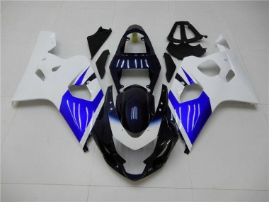 Blanc Bleu Carénage Suzuki GSXR 600 / 750 K4 2004-2005