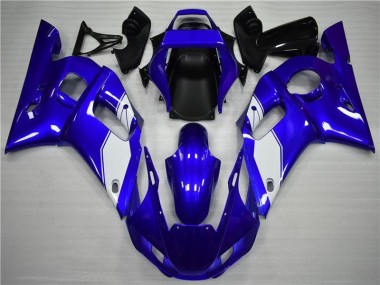 Blanc Bleu Carénage Yamaha R6 1998-2002