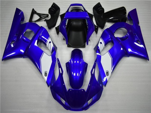 Blanc Bleu Carénage Yamaha R6 1998-2002 Blanc Bleu Carénage Yamaha R6 1998-2002