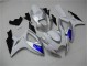 Blanc Bleu Carénages Suzuki GSXR 600 / 750 K6 2006-2007 Blanc Bleu Carénages Suzuki GSXR 600 / 750 K6 2006-2007