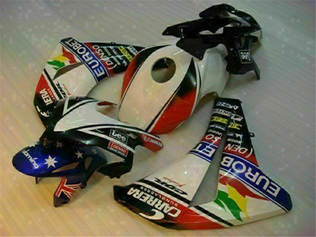 Blanc Bleu Carrosserie Honda CBR 1000 RR 2008-2011 Blanc Bleu Carrosserie Honda CBR 1000 RR 2008-2011