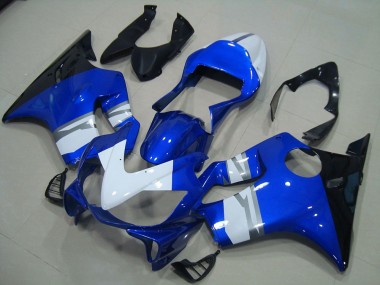 Blanc Bleu Noir Carénage Honda CBR 600 F4i 2001-2003
