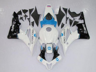 Blanc Bleu Noir Carénage Honda CBR 600 RR 2007-2008