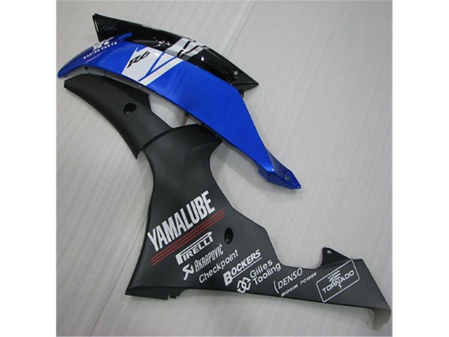 Blanc Bleu Noir Carénage Yamaha R6 2008-2016 Blanc Bleu Noir Carénage Yamaha R6 2008-2016