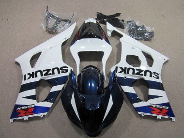 Blanc Bleu Noir Décalque Carénage Suzuki GSXR 1000 K3 2003-2004