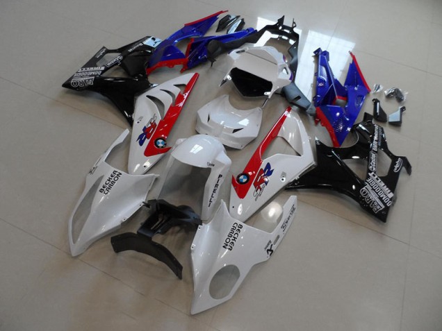 Blanc Bleu Rouge Becker Carbon Carénage BMW S1000RR 2009-2014 Blanc Bleu Rouge Becker Carbon Carénage BMW S1000RR 2009-2014