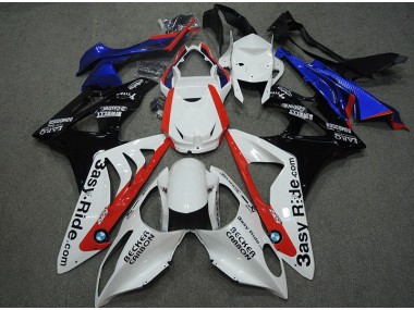 Blanc Bleu Rouge Carénage BMW S1000RR 2009-2014