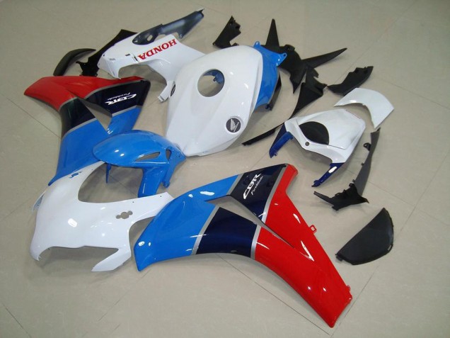 Blanc Bleu Rouge Carénage Honda CBR 1000 RR 2008-2011 Blanc Bleu Rouge Carénage Honda CBR 1000 RR 2008-2011