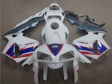 Blanc Bleu Rouge Carénage Honda CBR 600 RR 2005-2006