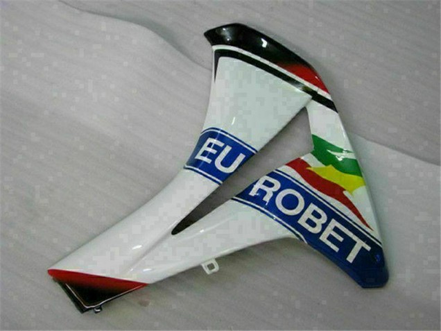 Blanc Bleu Rouge Eurobet Lee Carénage Honda CBR 1000 RR 2008-2011 Blanc Bleu Rouge Eurobet Lee Carénage Honda CBR 1000 RR 2008-2011