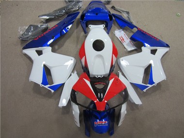 Blanc Bleu Rouge HRC Carénages Honda CBR 600 RR 2005-2006