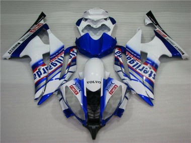 Blanc Bleu Sterilgarda Volvo Carénage Yamaha R6 2008-2016