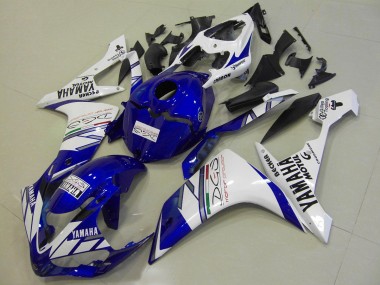 Blanc Bleu Tri Colour Carénage Yamaha R1 2007-2008