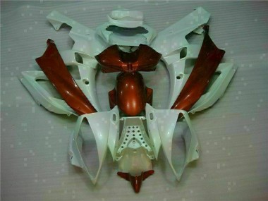 Blanc Brun Carénage Yamaha R6 2006-2007